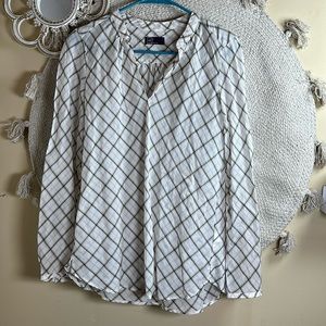 Plaid gap blouse